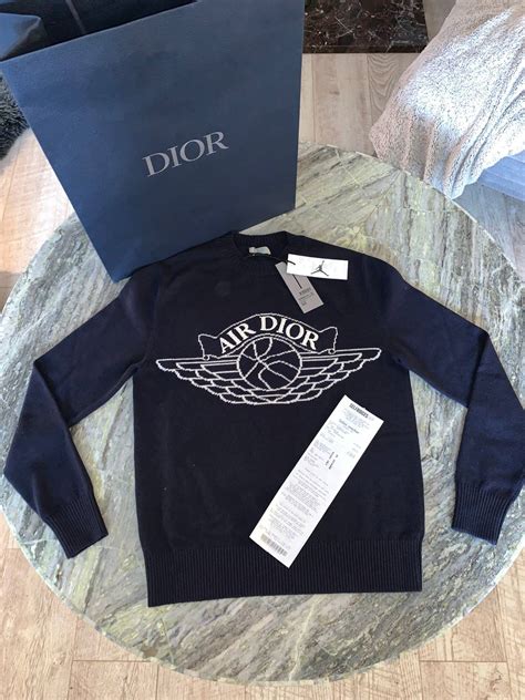 dior jordan sweatshirt|dior sweatshirt vintage.